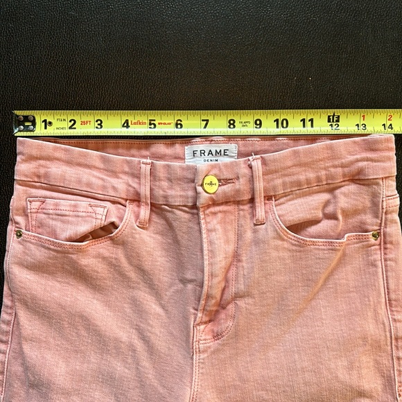 Frame Denim Le Crop Mini Boot in Peony cropped stretchy bootcut jeans - Picture 8 of 10